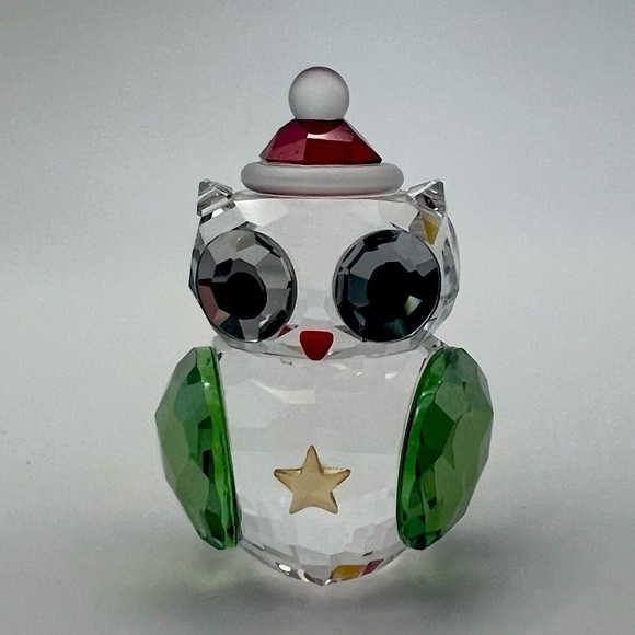 Swarovski Rocking Owl 1140812 – Retired – Outer Box Only - Picture 1 of 10